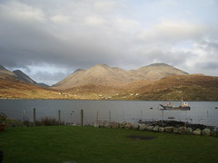 West Loch Tarbert - view from the cottage