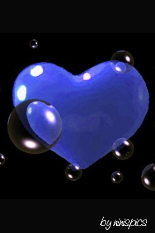 wallpaper blue heart. iphone wallpaper blue heart