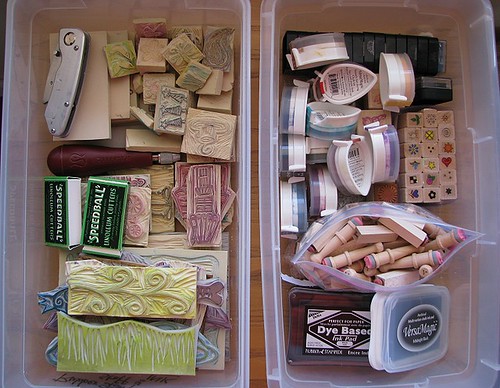 Stamp Storage: Large and Small Stamps 
