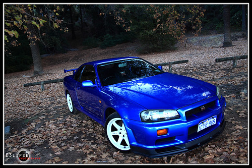 Nissan Skyline R34 GTR Bayside Blue Probably would be boring to repeat