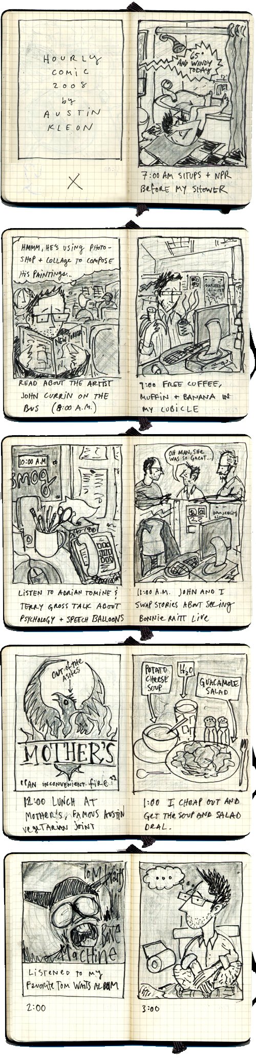 hourly comic 2008 (part one)