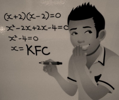 KFC's math good?