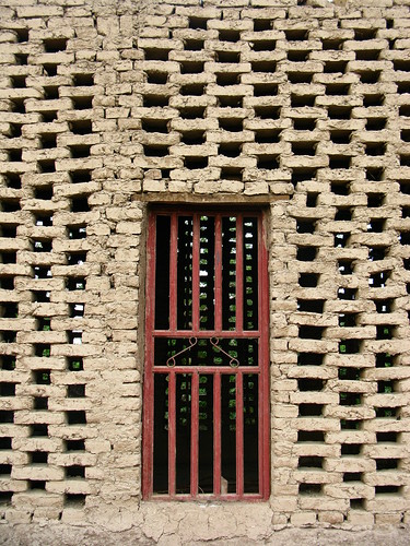 Grape drying house in Turpan, Xinjiang Province, China
