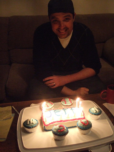 Jeff's 30th Birthday Cupcake