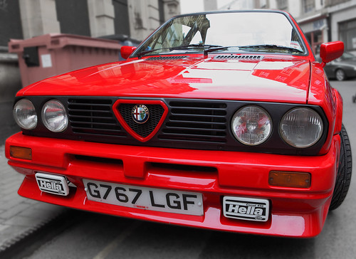 Alfa Romeo Sprint Cloverleaf Italdesign front detail c1988