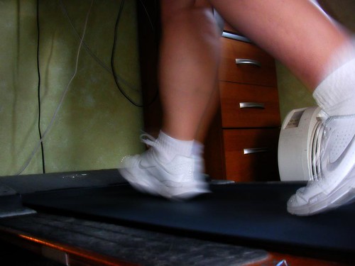 Running on my treadmill from Flickr