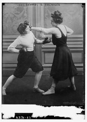 Mrs. Edwards & Frl. Kussin [boxing] (LOC)