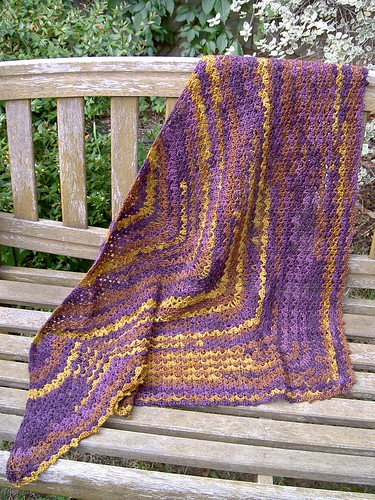 Back to the 70s shawl