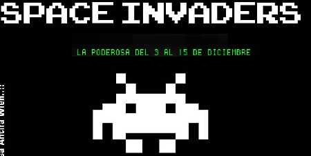 Space invaders en La Poderosa