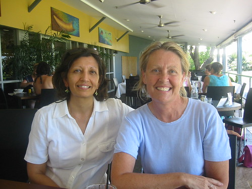 Jayshree and Anne Cornucopia Cafe Northern Territory Art Gallery and Museum