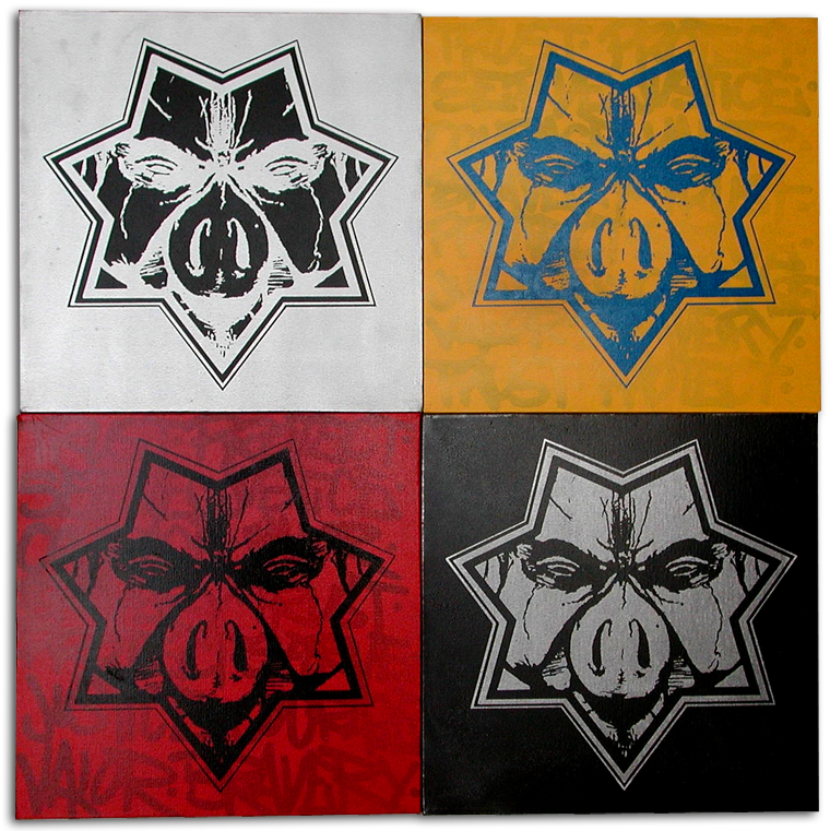 STAR PIG CANVAS for Sale. 