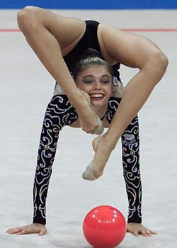 Russian Rhythmic Gymnast and politician Alina Kabayeva