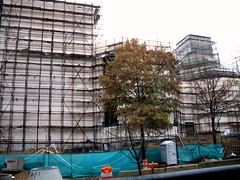 a small part of massive Chinese embassy, under construction