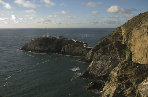 South Stack Lighthouse & Red Wall
