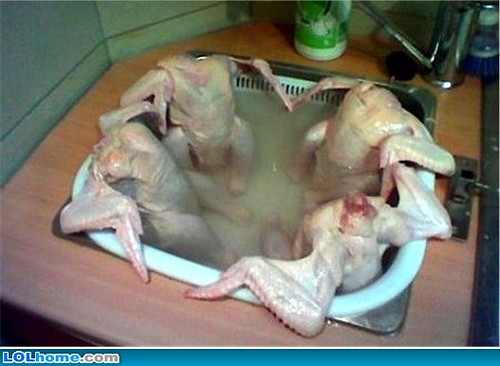 Naked Chicken Hot Tub Party