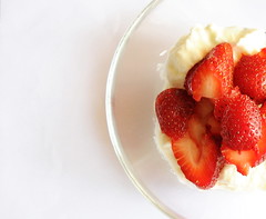 Fresh Strawberries and Greek Yoghurt