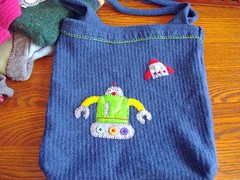Robot Sweater Tote
