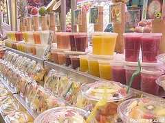 Marché de la Boqueria, Barcelone, Fruits frais