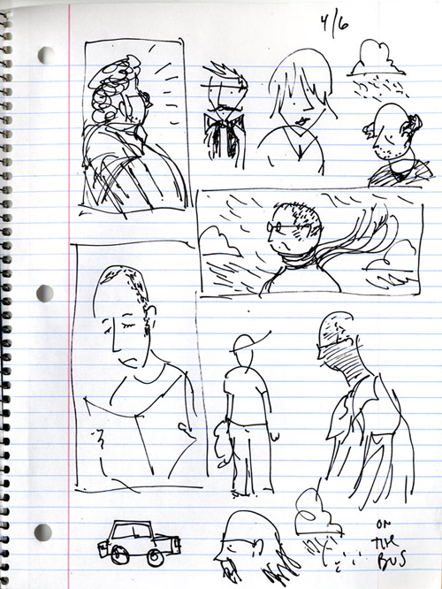 sketchbook page