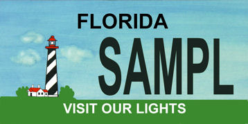 New Florida Lighthouse license plate