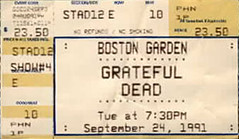Grateful Dead - Boston Garden ticket: 9/24/91