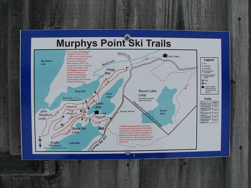 Murphys Point ski trail map