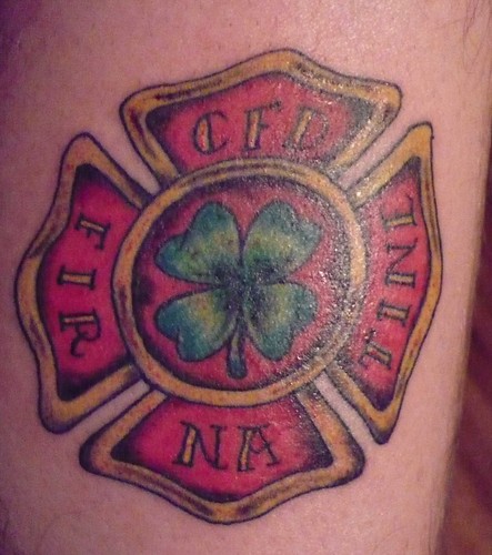 San Diego Firefighter - Arms Ablaze with Tattoo by MR38