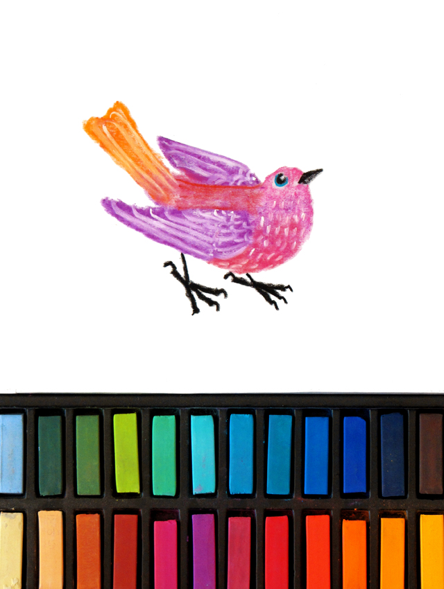 Pastel bird