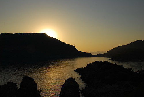 gemiler island at sunset