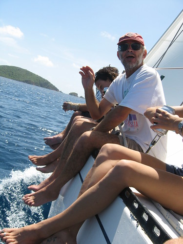 Sailing in the Virgin's Cup near Tortola, The British Virgin Islands