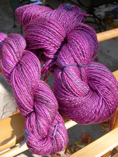 merino-tencel sock yarn