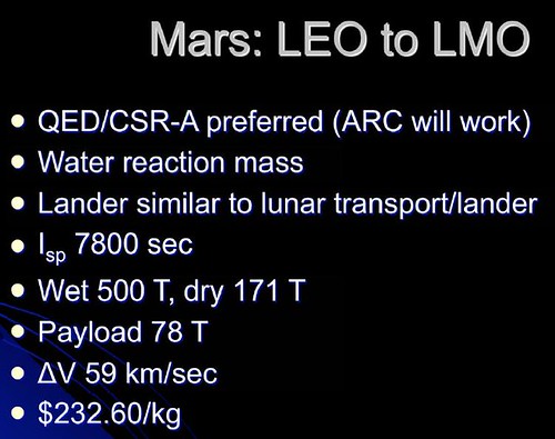 description of Mars Bussard fusion vehicle
