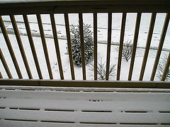 balcony snow