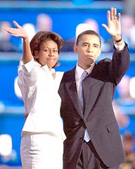 Obamas will wave