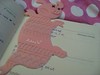 Pig squashed bookmark