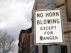 no horn blowing