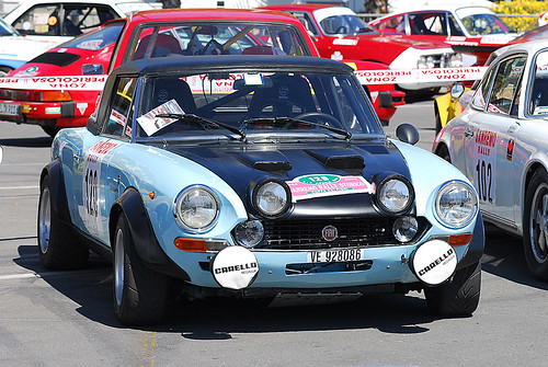Fiat 124 Abarth such a pretty car not the most successful but very good
