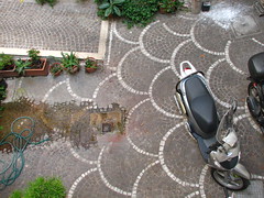 The Courtyard at Our Roman Apartment