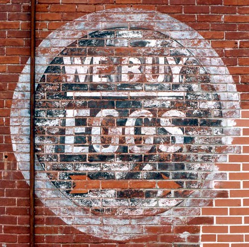 We Buy Eggs - Wall Sign in La Porte City, Iowa by kyfireenginephoto