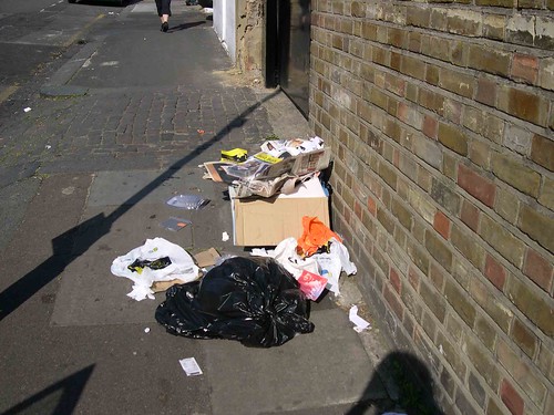 Dumped rubbish