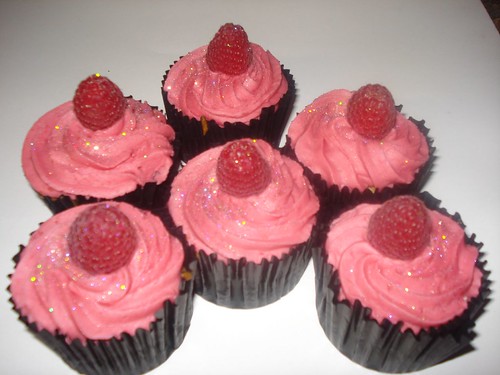 Raspberry Cupcakes (Egg Free)