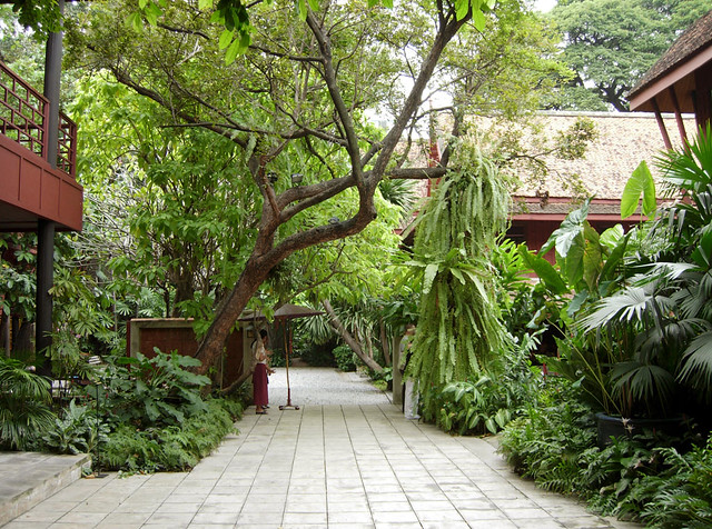 Garden of the Jim Thompson House in Bangkok