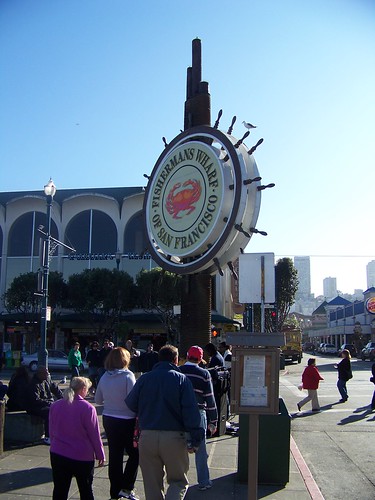Picture of 'Fishermans' Wharf' Restaurant's Signboard in San Fransisco