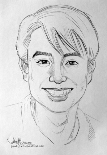 guy portrait pencil sketch 5