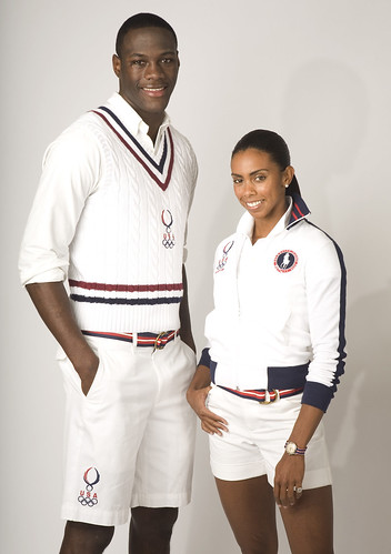 Wilder (left) and U.S. Olympic track & field team member Brianna Glenn (AP 