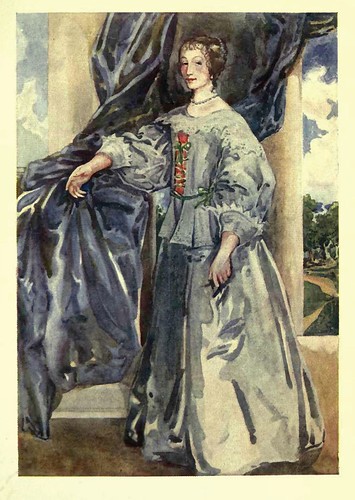 19- Vestimenta mujer epoca Carlos I (1625-1649)