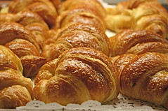 croissants just out of the oven