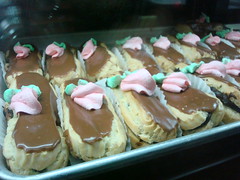 Eclairs at Caffe Roma, NYC