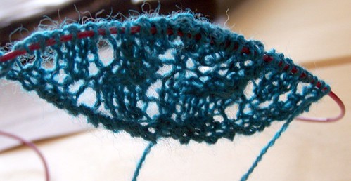 start of my first shawl