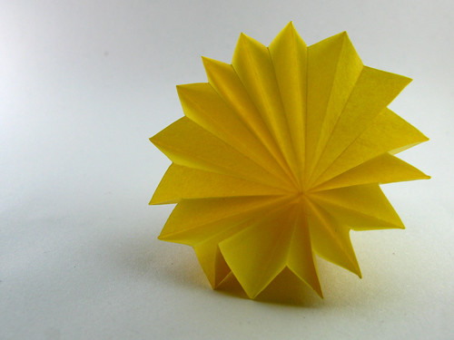 filter paper flower